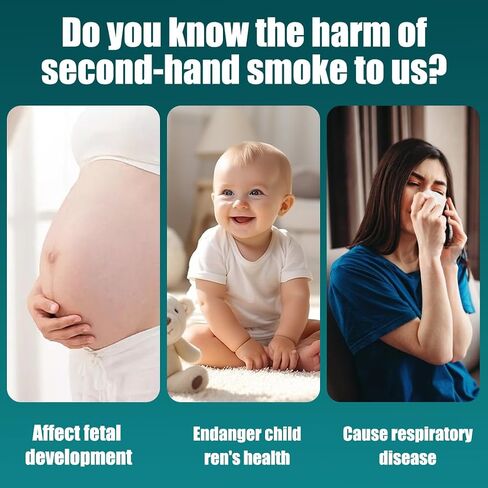 Smokeless Ashtray，Indoor Smoke Removing Ashtray, Clean Air Ashtray Air Purifiers for Home, Smoke Eater Ashtray, Outdoor Ashtrays for Smokers, Suitable for Office、Home、Indoor、Outdoor、Car(Green) in Saudi Arabia