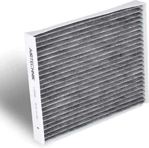 AirTechnik CF12058 Cabin Air Filter w/Activated Carbon | Fits Hyundai Accent 2018-2022, Elantra 2017-2020, Elantra GT 2018-2020 / Kia Forte 2019-2022, Forte 5 2020-2024, Rio 2018-2023 - 97133-F2000 in Saudi Arabia