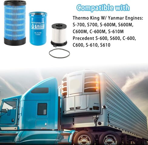 مجموعة تغيير الزيت PM متوافقة مع Thermo King Precedent S600 C600 S700 11-9959 11-9965 11-9955 in Saudi Arabia