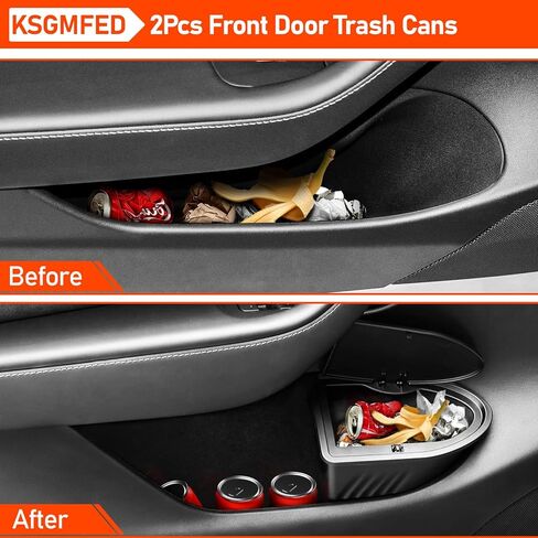 يمكن للقمامة أن تناسب طراز Tesla Y، صندوق تخزين المقعد الخلفي المنظم لوحدة التحكم المركزية الخلفية لملحقات Tesla Model Y، ملحقات سلة المهملات بنمط مخطط ثلاثي الأبعاد in Kuwait