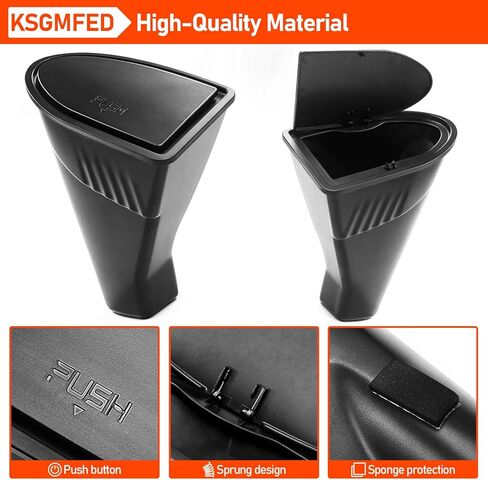 يمكن للقمامة أن تناسب طراز Tesla Y، صندوق تخزين المقعد الخلفي المنظم لوحدة التحكم المركزية الخلفية لملحقات Tesla Model Y، ملحقات سلة المهملات بنمط مخطط ثلاثي الأبعاد in Kuwait