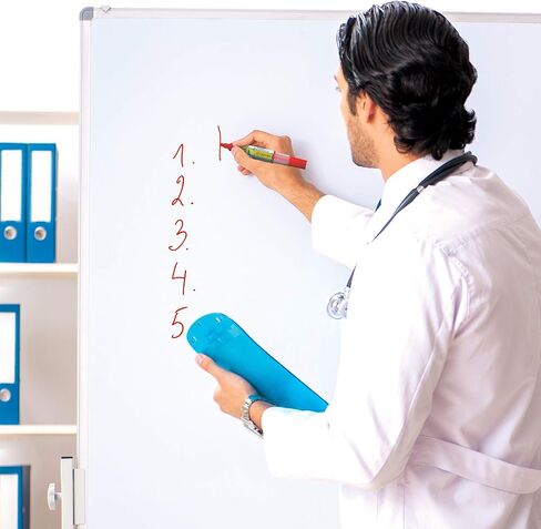 PILOT V Board Master Refillable Dry-Erase Markers, Bullet Tip, Blue Ink, 12 Count in Saudi Arabia