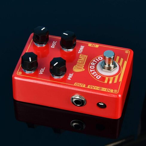 دواسة تأثير اهتزاز الجيتار الكهربائي مع تجاوز حقيقي (أحمر) in Kuwait