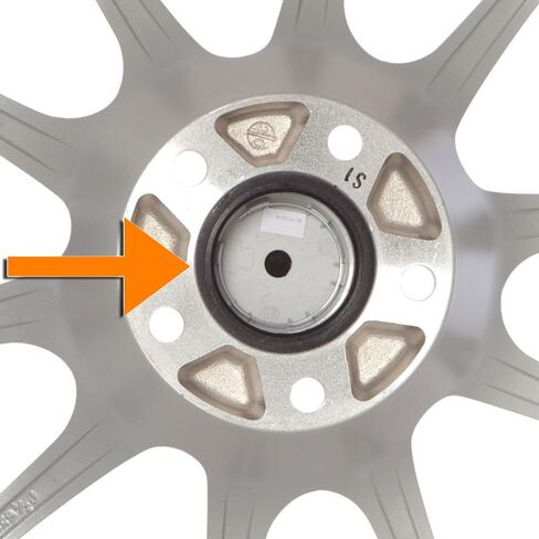 أداء الدائرة 72.56 مم OD إلى 70.3 مم ID حلقات مركزية من البلاستيك الأسود من البولي كربونات in Kuwait