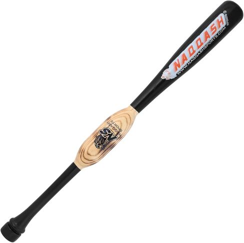 Wooden Baseball bat in Maple Wood in 33 inches / 41 oz Black in Saudi Arabia