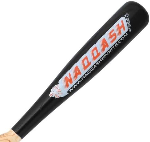 Wooden Baseball bat in Maple Wood in 33 inches / 41 oz Black in Saudi Arabia