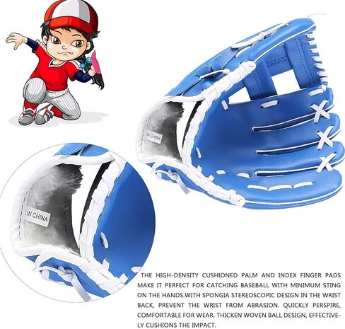 قفاز البيسبول، قفاز البيسبول، مناسب للبالغين/الشباب/الأطفال/الأطفال المبتدئين أو اللاعبين، رمي اليد اليمنى in Kuwait