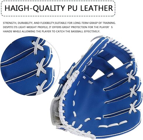 قفاز البيسبول، قفاز البيسبول، مناسب للبالغين/الشباب/الأطفال/الأطفال المبتدئين أو اللاعبين، رمي اليد اليمنى in Kuwait