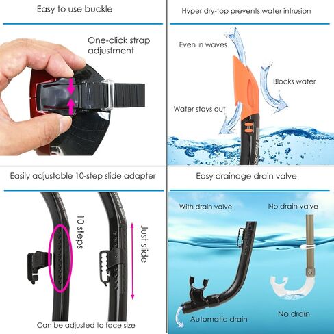 Adult X-Plore 2-Window Mask & Snorkel Combo in Kuwait