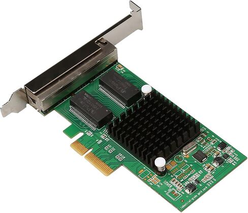 Dual-Port PCIe x4 Gigabit Network Card with Intel I350 1000M PCI Express Ethernet Adapter with Intel I350-T2 Two Ports LAN NIC Card for Windows/Server/Linux/Freebsd/DOS in Saudi Arabia