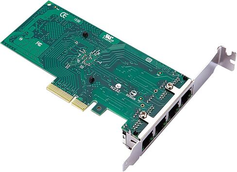 Dual-Port PCIe x4 Gigabit Network Card with Intel I350 1000M PCI Express Ethernet Adapter with Intel I350-T2 Two Ports LAN NIC Card for Windows/Server/Linux/Freebsd/DOS in Saudi Arabia