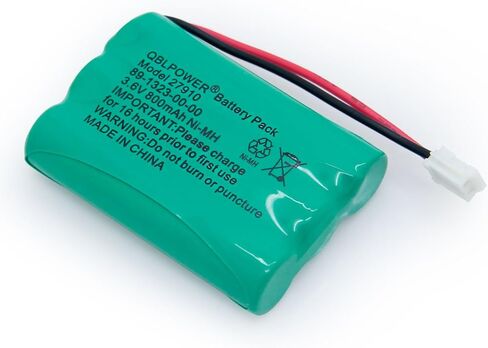 27910 بطارية هاتف لاسلكية قابلة للشحن متوافقة مع 89-1323-00-00 E1112 E2801 TL72108 SD-7501 23-959 سماعات لاسلكية 3.6 فولت (عبوة من 4) in Kuwait