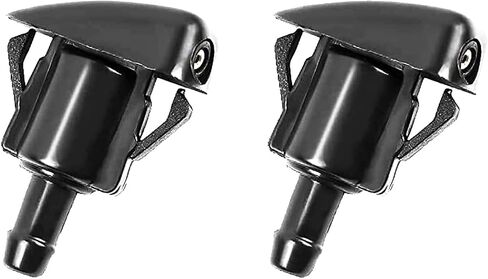 فوهات غسيل الزجاج الأمامي 85381-AA010 متوافقة مع 99-08 Toyota Corolla، 97-01 Toyota Camry، 05-10 Toyota Tacoma، 00-05 Toyota Echo Spray Jet Kit (عبوة من قطعتين) in Saudi Arabia