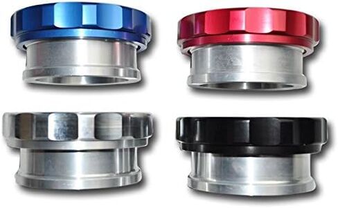 لحام من سبائك الألومنيوم على عنق الحشو وغطاء مقاس 2.5 بوصة مع معرف على شكل حلقة دائرية لخزان خزان الوقود باللون الأسود 25_CAP_BK in Kuwait