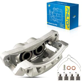 PHILTOP 19B3100 19B3101 Rear Disc Brake Caliper Assembly Kia Hyundai For Optima 2006-2010, Sonata 2006-2008 3.3L 2.4L, Sportage 2005-2010, Tucson 2005-2009 Pair Set of 2 Rear Driver and Passenger Side