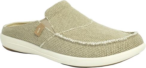 REVITALIGN Men's Siesta Canvas Mule, Grey, 11.5 in Kuwait
