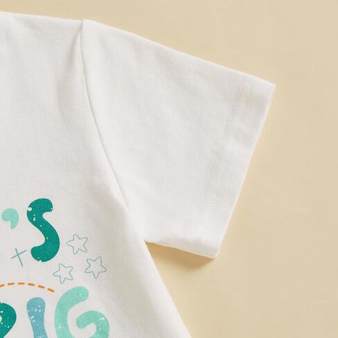 CIYCUIT Baby Boy Summer Clothes Short Sleeve Letter Print Shirt Shorts Set in Saudi Arabia