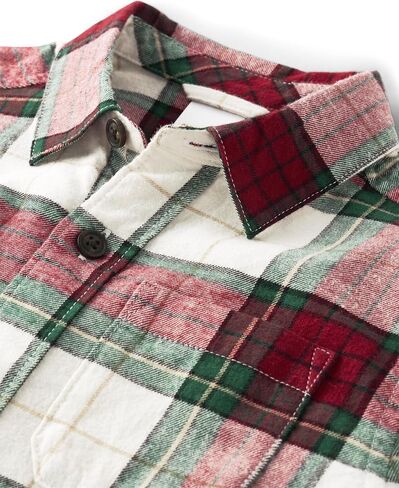 Gymboree,and Toddler Long Sleeve Button Up Shirts,Green Santa Hats,10 in Saudi Arabia
