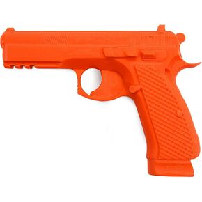 American Safety Trainer - (Compatible with Glock 17 Gen 5) - Non-Functional Solid Polymer Gun - Blaze Orange - U.S.A. - Fits Model Specific Holsters