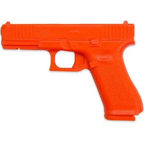 American Safety Trainer - (Compatible with Glock 17 Gen 5) - Non-Functional Solid Polymer Gun - Blaze Orange - U.S.A. - Fits Model Specific Holsters