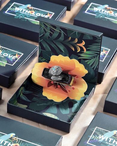 Turquoise Rings for Women - Sterling Silver Just Breathe Rings for Women Adjustable Feather Ring Stacking Ring Vintage Statement Ring for Women in Kuwait