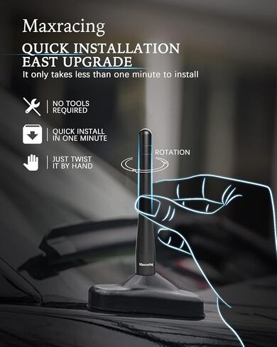 MAXRACING Short Truck Antenna Compatible with 4Runner 2002-2013 / Carwash Safe/Aluminum Replacement Antenna in Saudi Arabia