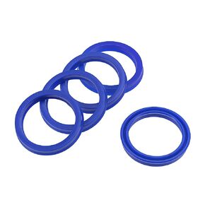 YOKIVE 5 Pcs UN Radial Shaft Seals, Industry PU Oil Seals for Hydraulic Cylinders (Blue, 30-mm ID x 45-mm OD 6-mm Width)