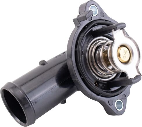 TRQ Upper Thermostat with Housing Assembly Compatible with 04-09 Cadillac in Saudi Arabia