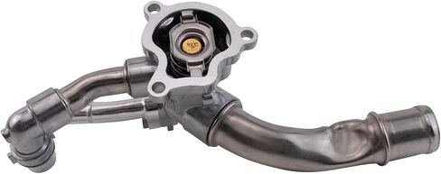 TRQ Upper Thermostat with Housing Assembly Compatible with 04-09 Cadillac in Saudi Arabia