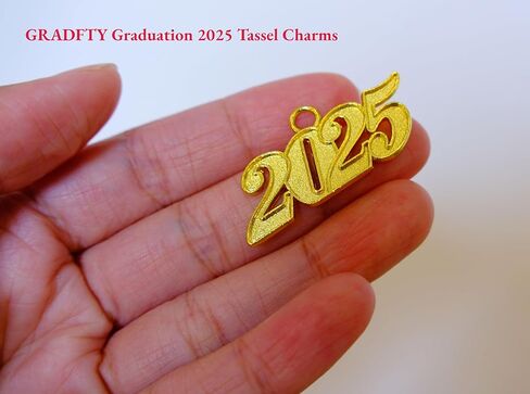 10 قطع التخرج شرابات 2025 ، شرابات التخرج الخضراء لتخرج Cap 2025 ، Green 2025 Tassels Tassels in Kuwait