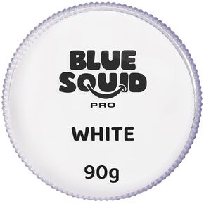 Blue Squid PRO Face Paint - Professional Water Based Single Cake Facepaint & Body Paints - SFX Makeup, Kids Adults Face Painting for Costume, Halloween, Cosplay - Split Red, White & Blue 30g / 1oz