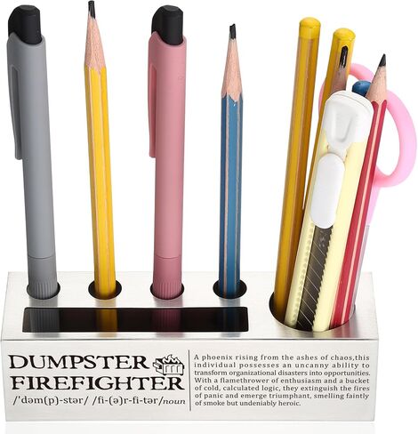 YODOCAMP Funny Teacher Gifts, But Did You Take Attendance Pen and Pencil Holder, Appreciation Gift for Teachers, Teachers Day Gifts Classroom Desk Decor Stainless Steel Pen Holder TZC69 in Kuwait