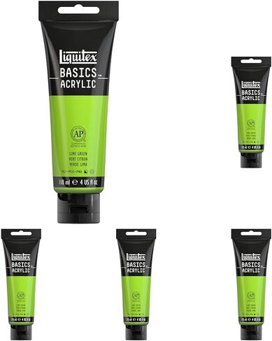 Liquitex BASICS Acrylic Paint, 250ml (8.5-oz) Tube, Titanium White in Kuwait