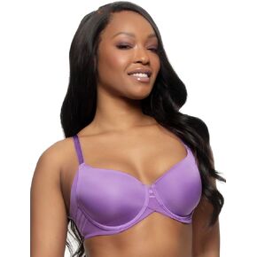 Felina Marvelous Side Smoothing T-Shirt Bra, Tighter Band- Bras for Women, Seamless Bra, Lingerie for Women, Plus Size Bra