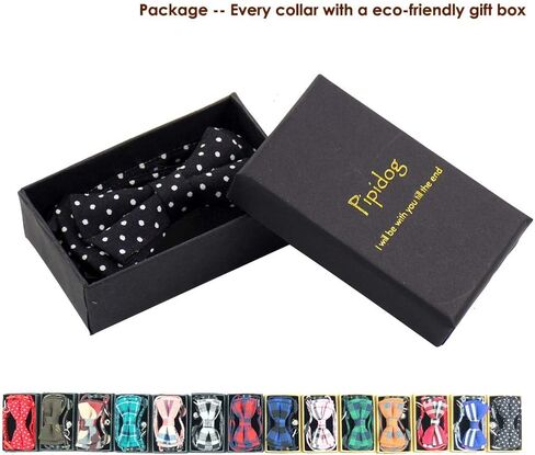 Cat Collar Breakaway with Bell and Bow Tie, Plaid Design Adjustable Safety Kitty Kitten Collars(6.8-10.8in) (Christmas Green) in Kuwait