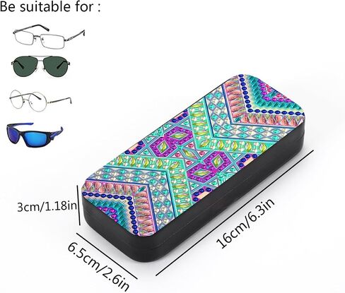 Diamond Art Kits Eyeglass Case for Women DIY PU Leather Sunglasses Case (6.3 X 2.1 X 1.4 Inches) in Kuwait