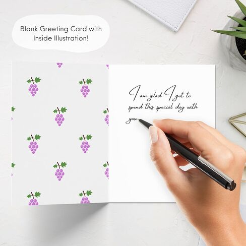 ALY LOU Anniversary Card for Her Him/Girlfriend Wife/Husband Boyfriend, Friendship Thank You Birthday Kawaii Greeting Card (I Love You A Waffle Lot) in Kuwait