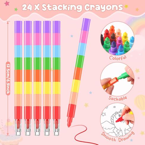 BenLouis 24 Christian Mini Coloring Books Kids with 24 Stacking Crayons Bible Verse Party Favors Activity Books Bulk for Kids Christmas Religious Goodie Bag Gift Stuffer Classroom Reward in Kuwait
