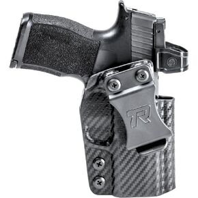 Concealment Express Concealed Carry IWB Kydex Holster Fits Glock 30, Right Hand (Carbon Fiber Black) - Rounded Gear