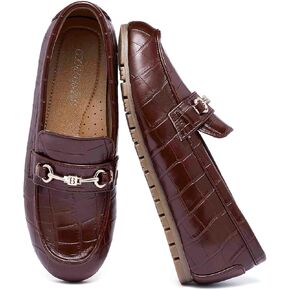 حذاء نسائي واسع بدون كعب كاجوال سهل الارتداء حذاء مسطح مريح للنساء حذاء بدون كعب مع دعم قوس حذاء نسائي أنيق in Kuwait