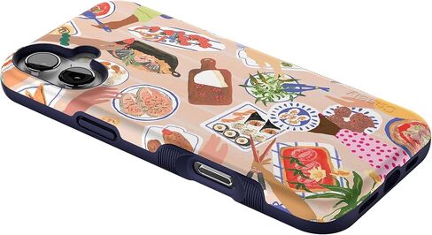 Casely iPhone 16 Plus Case | Endless Peaks | Colorblock Mountain | Bold Protective Case Design | Compatible with MagSafe in Kuwait