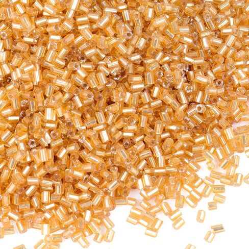 6000pcs Bugle Beads, Black Embroidery Tube Beads for Jewelry Making, Small Short Beads for Craft DIY Bracelet Necklaces Supplies, 3x2mm in Saudi Arabia