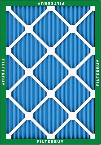 Filterbuy 16x25x2 Air Filter MERV 13 Optimal Defense (2-Pack), Pleated HVAC AC Furnace Air Filters Replacement (Actual Size: 15.50 x 24.50 x 1.75 Inches) in Kuwait