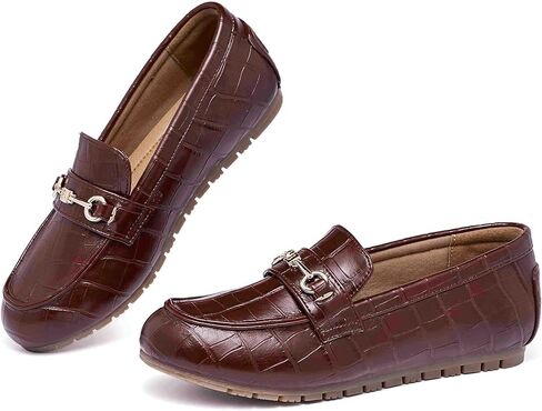 حذاء نسائي واسع بدون كعب كاجوال سهل الارتداء حذاء مسطح مريح للنساء حذاء بدون كعب مع دعم قوس حذاء نسائي أنيق in Kuwait