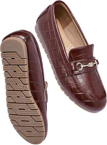 حذاء نسائي واسع بدون كعب كاجوال سهل الارتداء حذاء مسطح مريح للنساء حذاء بدون كعب مع دعم قوس حذاء نسائي أنيق in Kuwait