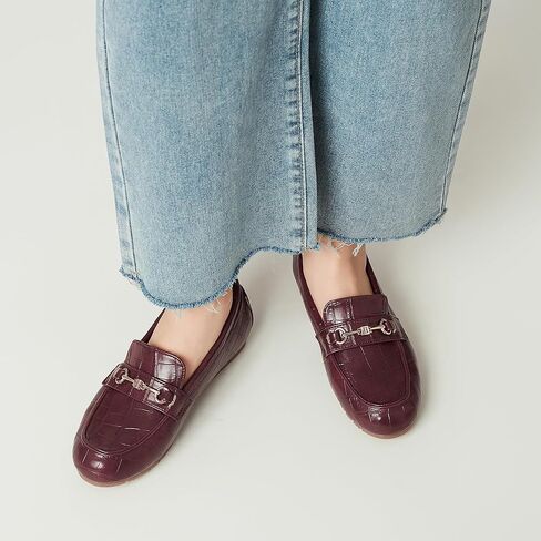 حذاء نسائي واسع بدون كعب كاجوال سهل الارتداء حذاء مسطح مريح للنساء حذاء بدون كعب مع دعم قوس حذاء نسائي أنيق in Kuwait