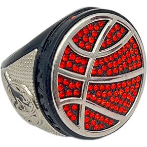 Discount Sports Rings, DELUXE BASKETBALL FINALIST RING — Assorted colors, Painted Body with stones, Player Ring, Player Award in Kuwait