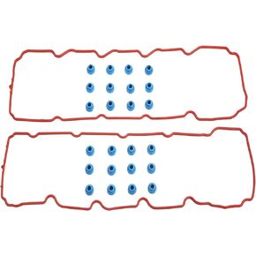 LIMICAR Valve Cover Gasket & Grommets Kit for 2000 2001 2002 2003 Dodge Dakota Durango 1999 2000 2001 2002 2003 Grand Cherokee 2002 2003 Dodge Ram 1500 4.7L V8 VS50521R