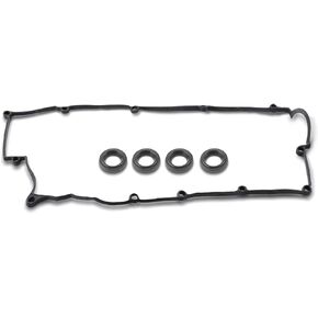 Valve Cover Gasket with Spark Plug Seals for Hyundai Elantra 03-12/Tiburon 03-08/for Tucson 05-09 for Kia Spectra 04-09/Spectra5 05-09/Sportage 05-10 2244123800 2244323001 (ONLY 2.0L)