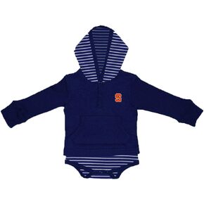Baby Infant Stripe Hooded Creeper